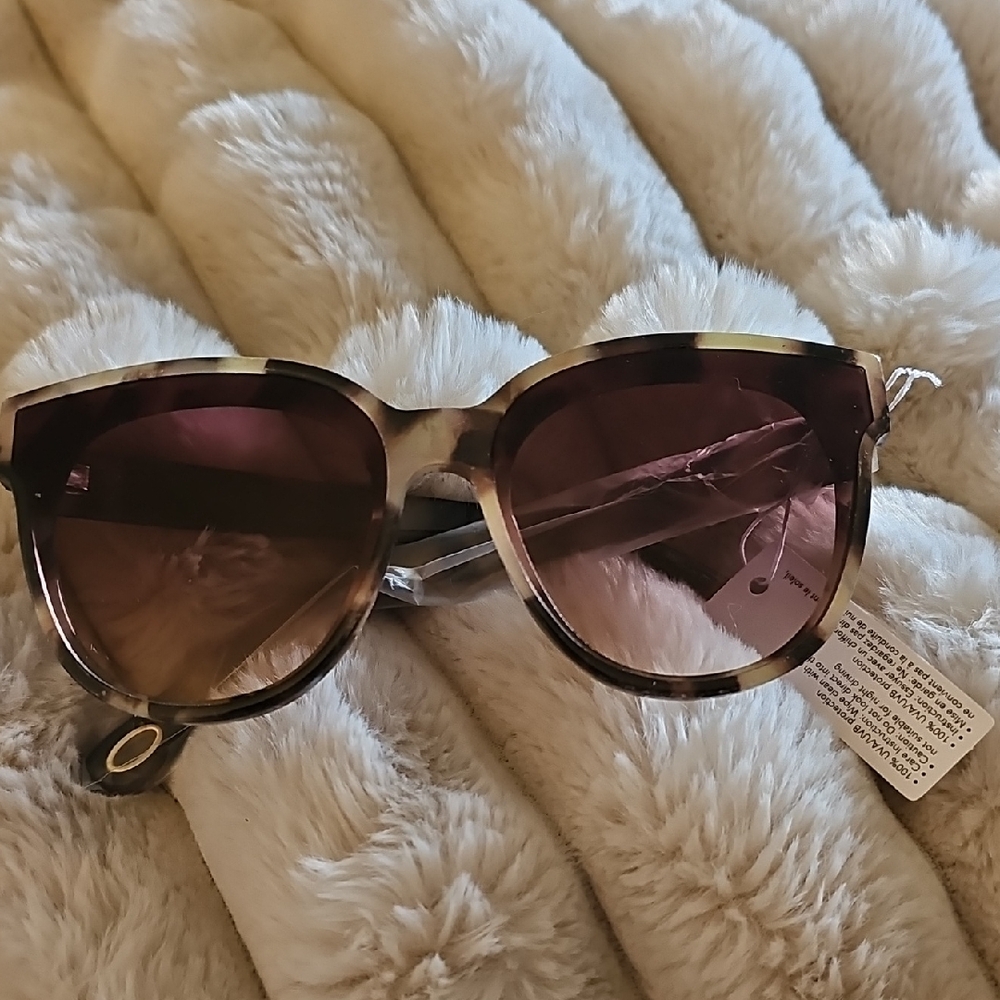 Lele Sadoughi Tortoise Shell Sunglasses